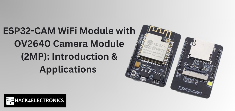 ESP32-CAM WiFi Module with OV2640 Camera Module (2MP)