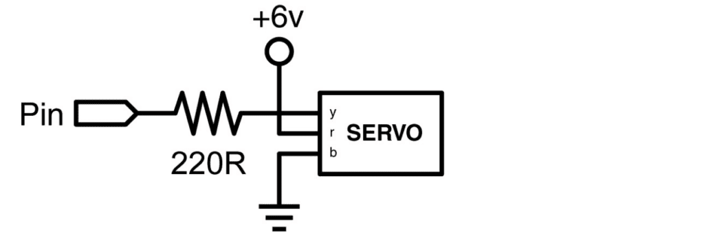 Servo motor connection with Arduino 