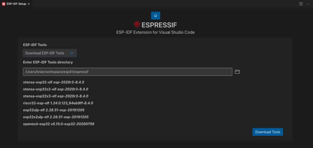  ESP-IDF setup