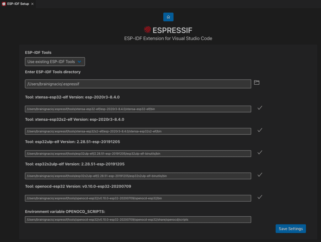  ESP-IDF tool